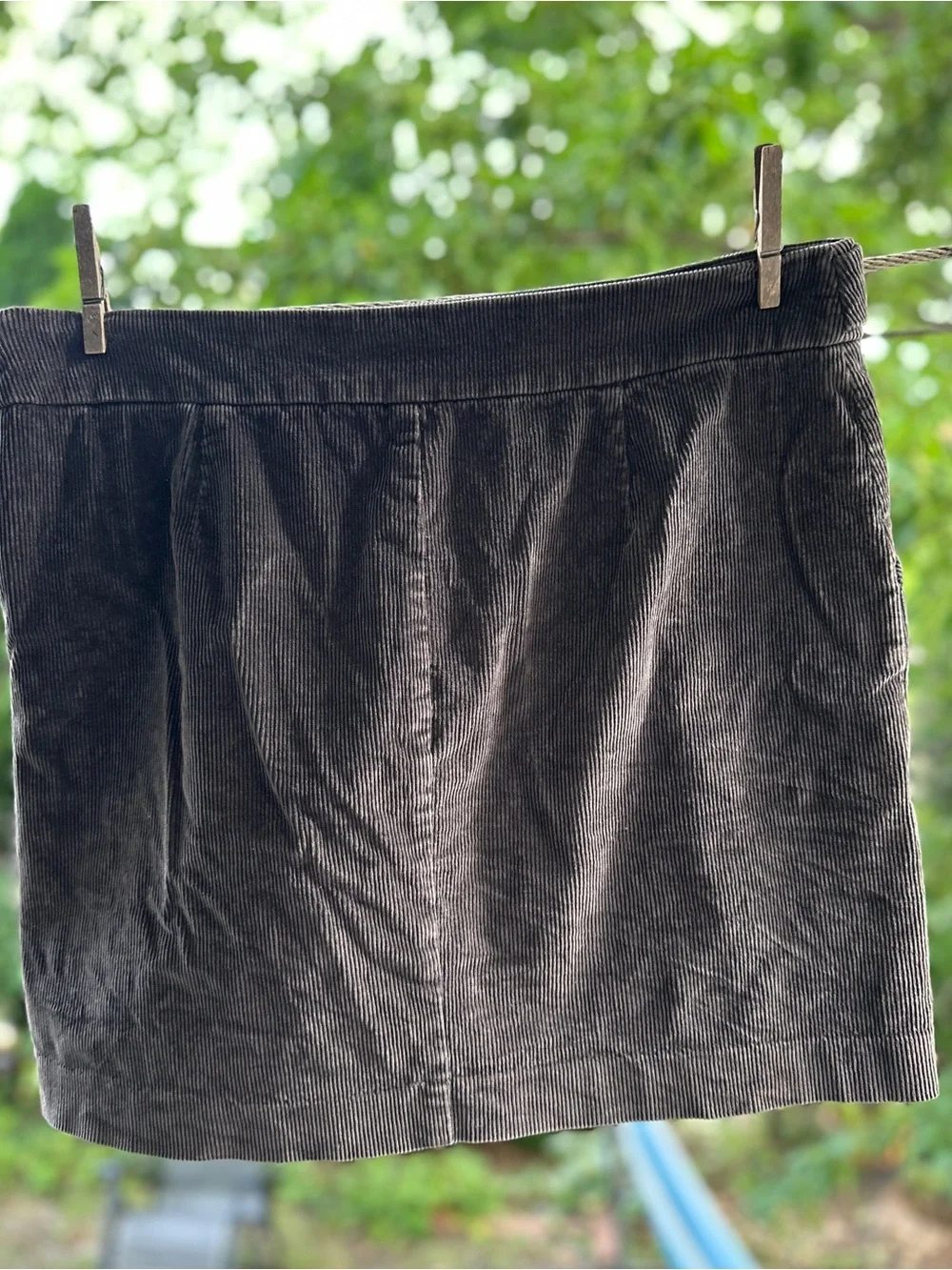 Banana Republic Brown Corduroy Mini Skirt